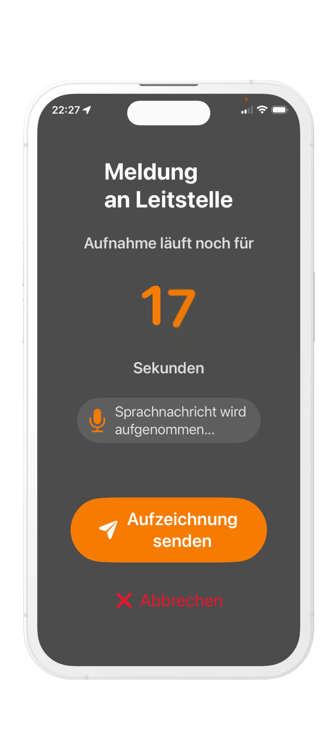 Sprachaufnahme und Transkription