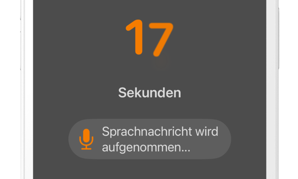 Sprachaufnahme und Transkription